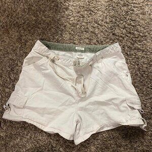 St. John's Bay Women's Cream and Tan Shorts